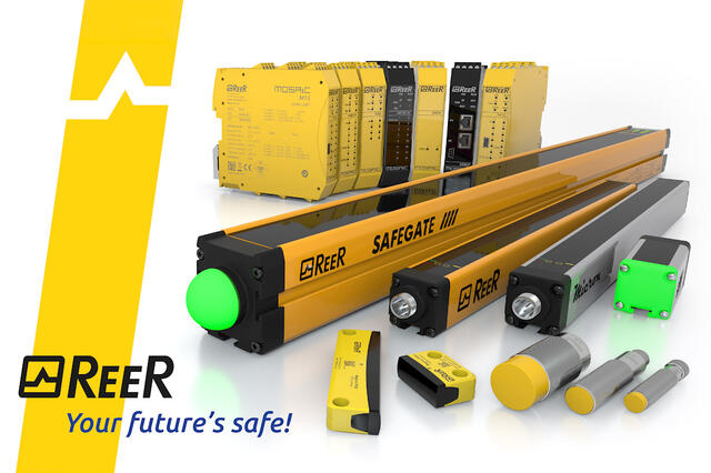 ReeR safety er et italiensk selskap som spesialiserer seg på å produsere og levere sikkerhetsløsninger for industrielle applikasjoner.

